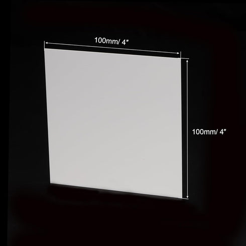 PATIKIL Alumina Ceramic Sheet 2pcs, High Hardness Insulating Cooling Pad for MOS Transistor 100x100x1mm