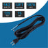 Replacement Power Cord 14 AWG Polarized 2 Prong Plug 12FT Pigtail 14 Gauge SJT 115V AC Cable Round Heavy Duty Repair Power Supply Cord 2C Open End 120V 15A 1875W Pigtail Cord