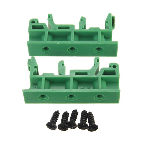 Set of 5 PCB Din C45 Rail Adapter Circuit Board Mounting Bracket Holder, 35mm