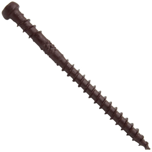 Jake Sales #10 x 2-3/4" MADEIRA Colored Composite Decking Wood Screw, 1 POUND ~75 Screws