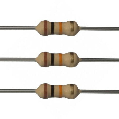 10k Ohm Resistors, 1/2 W, 5% (Pack of 100) by E-Projects 100EP51210K0