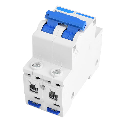 YWBL-WH Miniature Circuit Breaker DZ47-63, 2P 400V AC, Leakage Air Switch 25A 40A 50A 63A (25A)