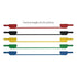 Qingdinu 100CM 6 4MM Pcs Banana Plug Multi-Meter Test Leads Cable Line Wire Electrical Tools Customized