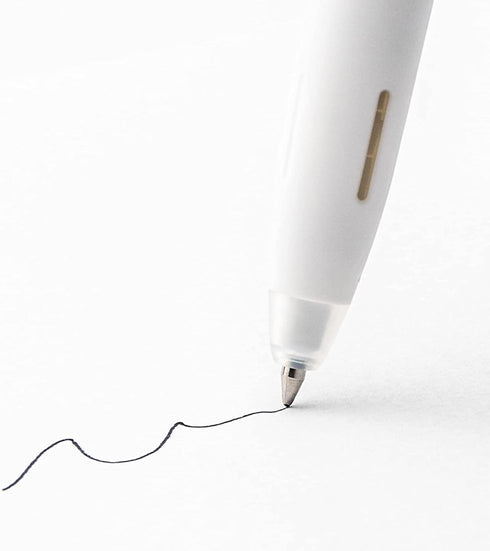 Zebra Pen bLen Retractable Gel Pen, White Barrel, Medium Point, 0.7mm, Blue Ink, 2-Count (41422)