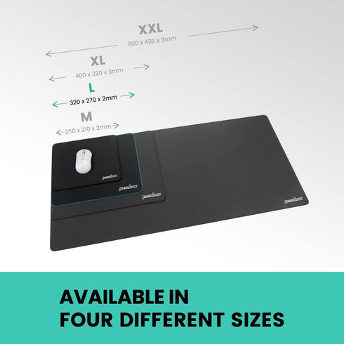 Perixx DX-1000L Waterproof Gaming Mouse Pad, Non-Slip Rubber Base, L Size 12.60x10.60x0.08 Inches