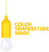 Enchanting Playhouse or Treehouse Adventure: 4-Pack Kids' Hanging Lights, Battery-Operated with Safe Touch and Easy