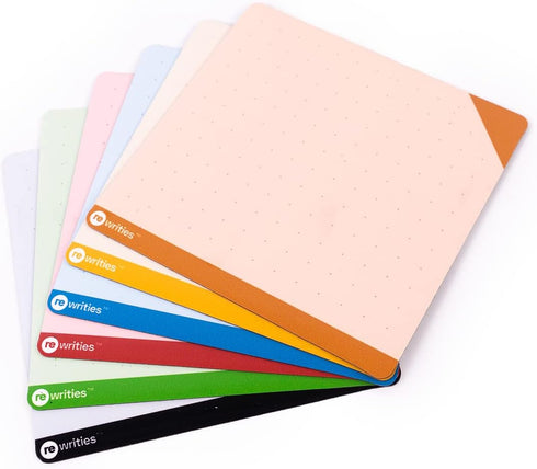 Notes - 24 Green Dry Erase Magnetic Cards, 4 x 4 inch, Reusable for Whiteboard, Tasks, Planning, Organization