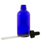 GreenHealth 4 fl oz Cobalt Blue Glass Bottle with Glass Dropper, Single