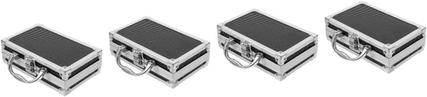Gadpiparty 4pcs Travel Tool Box Portable Metal Storage Case for Tools Gadgets