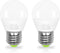 6W E26 Small Globe LED Bulb 60W Equivalent G45/A15 E26 Standard Screw Base 120V-265V Frosted Daylight White, 2 Pack