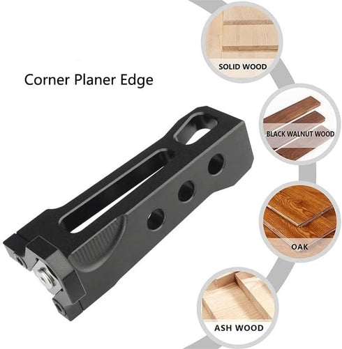 Edge Banding Trimmer - Manual Planer Tool for Woodworking, Quick Edge Chamfer Burr Scraper (R1+R2+R3)
