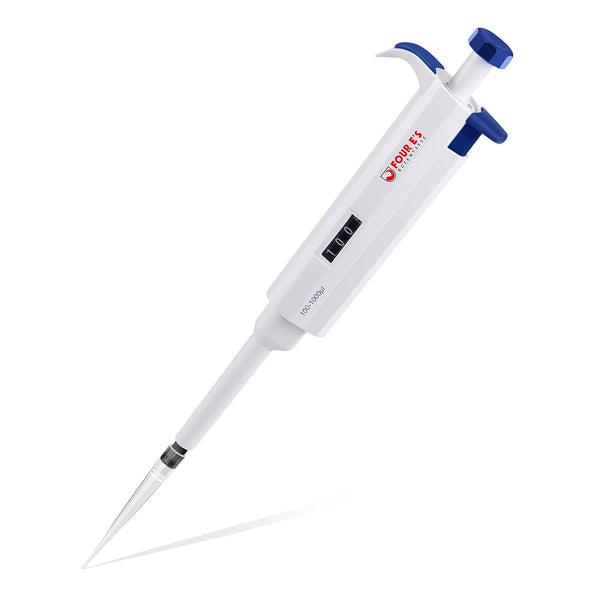 1000uL Micropipette, 1mL Lab Single Channel Micro Pipettes, Adjustable Variable Volume for Liquid Laboratory