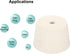 MECCANIXITY Rubber Tapered Plug White 38mm to 46mm with Hole Test Tubes Bungs Stopper for Lab Home, 3 Pieces