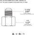 Flextron FTGF-38F12 Gas Connector Adapter Fitting with 3/8" Outer Diameter Flare Thread x 1/2" FIP, Uncoated, for Log & Space Connectors, Excellent Corrosion Resistance, Stainless Steel by Supply Giant