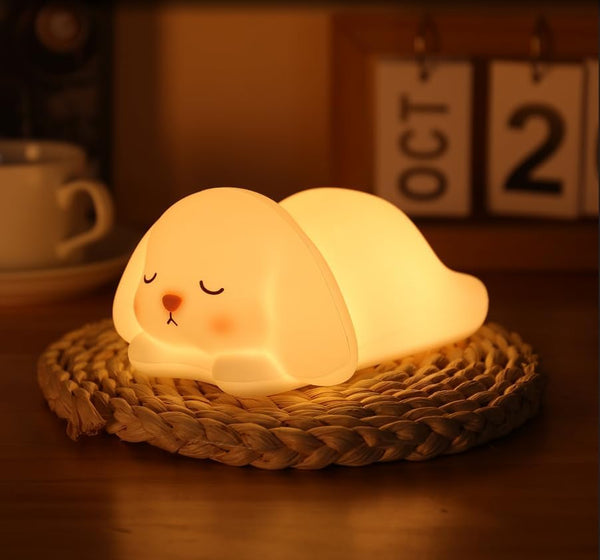ZKLiLi Bunny Night Light for Kids Lamp, 16 Colors Lamp Cute, Dimmable