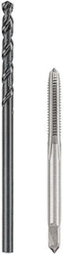 2PC Drill Tap Set, 8-32NC THRD
