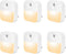 YRWXZYO 6 Pack Night Light Plug in, Warm White LED Nightlights with Smart