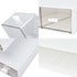 LETURE Desk Organizer with 4 Drawers, Clear Plastic Storage Box for Office Supplies and Stationery