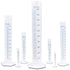 10ml Plastic Graduated Cylinder, Single Metric Scale, Karter Scientific 237I3, Polypropylene