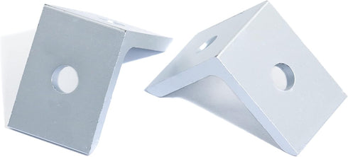 10 Sets 1" x 1" Aluminum Profile L-Shape Corner Bracket with 10pcs Inside Corner Bracket & 20pcs T Nuts and Screws