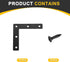 15Pcs 3.15"x3.15" (80x80mm, uxcell L-Shaped Brackets Corner Brace, Corner Bracket Shelf Bracket Right Angle Brackets