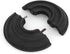 Renovators Supply Manufacturing Escutcheon Plate, 3.13 in OD, 1/2 in IPS, Lacquered Black Finish Aluminum