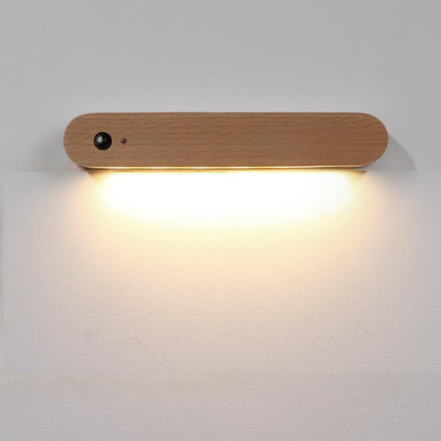HBGFHG Closet LED Motion Sensor Night Light Battery Operated Wall Light-USB Rechargeable Magnetic Light with Warm White