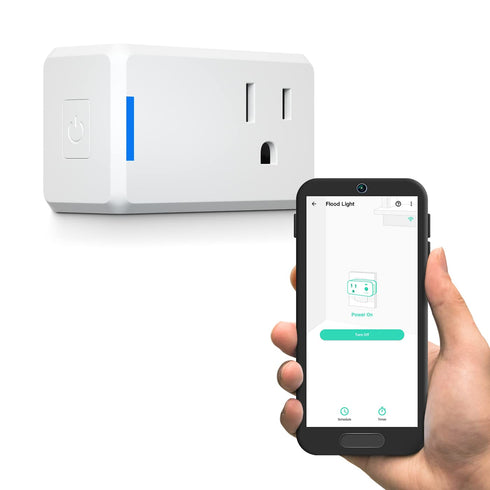 YoLink Mini Plug, 1/4 Mile Longest Range Smart Home Outlet, Compatible with Alexa Google Assistant