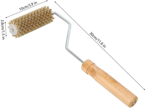 Yosoo Fiberglass Roller Aluminum Alloy Fiberglass Industry Rolling Tool Brush Accessories