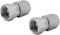 (2-Pack) 6506-06-08 Hydraulic Hose Adapter Fitting, 3/8" Female x 1/2" Female JIC