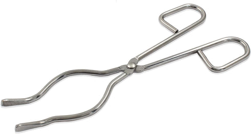 Moicstiy 8 Inch Crucible Tongs, Professional Grade Stainless Steel Clamp for Laboratory