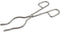 Moicstiy 8 Inch Crucible Tongs, Professional Grade Stainless Steel Clamp for Laboratory