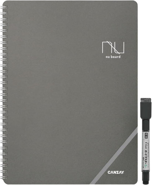 Nu Board A4 Size (8.8 x 11.9 inch) Whiteboard Notebook - Dry Erase, Environmentally Reusable