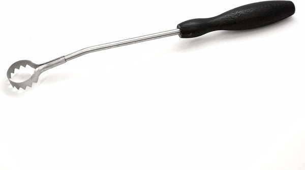 Yardbird Stainless Steel Lung Remover, Textured Handle, Angled Head, Easy Clean Materials
