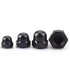 sotoolstop 5/16-18" 18-8(304), 10Pcs-Pack Black Acorn Cap Nuts, Acorn Nut Stainless Steel