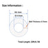 0.5mm 2mm 20 Hooshing Silicone Tubing ID x OD Ft Food Grade Flexible Pure Silicone Rubber Tubing Hose High Temp