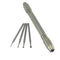 Luo ke 4 Pcs Round Cup Burr, 3/32'' Shank Wire Rounder Bits with Hand Drill Twisting Tools
