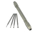 Luo ke 4 Pcs Round Cup Burr, 3/32'' Shank Wire Rounder Bits with Hand Drill Twisting Tools
