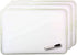 Two-Sided Magnetic Dry Erase Board with Pen, Aluminum Framed, 12" x 17.5", Pack of 3 by Flipside Products