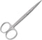 Iris Micro Dissecting Lab Sharp Scissors, 4.5" Fine Point Straight, Stainless Steel