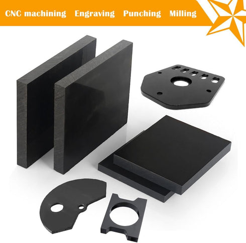 TIHONORI 8mm Projects,1030cm Rigid Polypropylene Plastic Sheet Black PP Sheet for Heavy Duty Storage Units, Benches