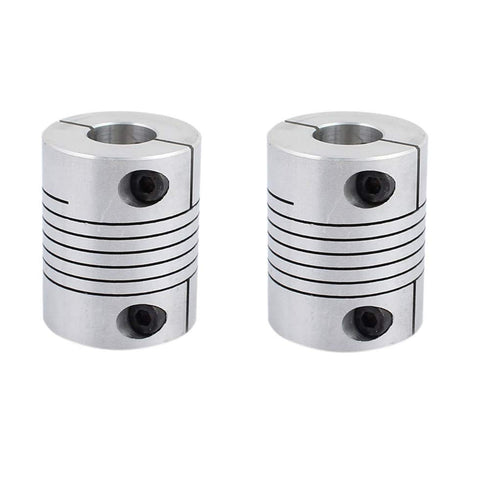 14mm to 14mm Shaft Coupling, 40mm Length, 32mm Diameter Stepper Motor Coupler for 3D Printer (Pack of 2)