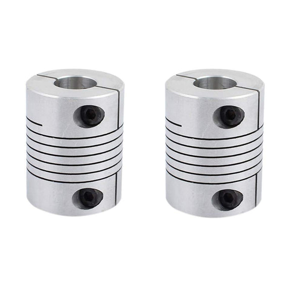 14mm to 14mm Shaft Coupling, 40mm Length, 32mm Diameter Stepper Motor Coupler for 3D Printer (Pack of 2)