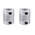 14mm to 14mm Shaft Coupling, 40mm Length, 32mm Diameter Stepper Motor Coupler for 3D Printer (Pack of 2)