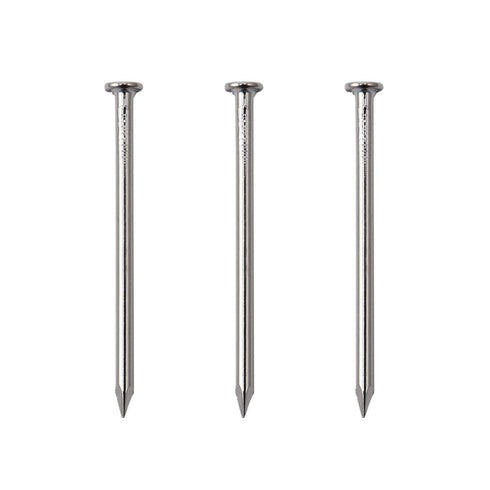240pcs Hardware Nails, 1-1/2 Inches Nickel Plated Hanging Nails for Picture, Wood, Long, Wire Nails