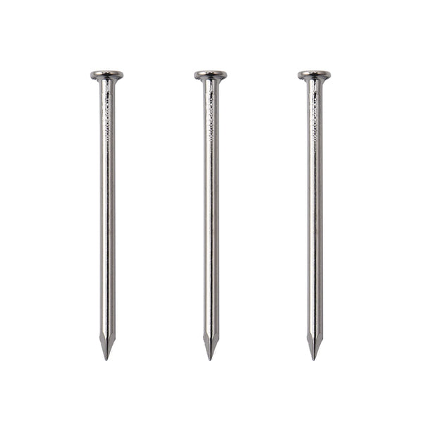 240pcs Hardware Nails, 1-1/2 Inches Nickel Plated Hanging Nails for Picture, Wood, Long, Wire Nails