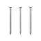 240pcs Hardware Nails, 1-1/2 Inches Nickel Plated Hanging Nails for Picture, Wood, Long, Wire Nails