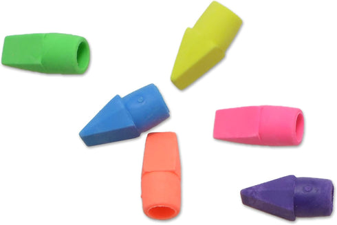 Westcott 14891 Pencil Eraser Toppers, Assorted, 12 Pack