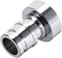 uxcell Brass Faucet Tap Quick Connector M22 UNF Female Thread Hose Pipe Socket Adapter