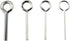 5IN1 Ring Allen Wrench Set - 5/64" 1/8" 5/32" 7/32" Allen Key Door Keys with Keychain for Panic Exit Device